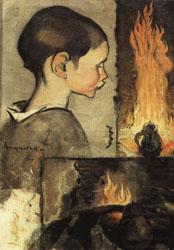 Child's Profile and Study for a Still Life, Louis Anquetin